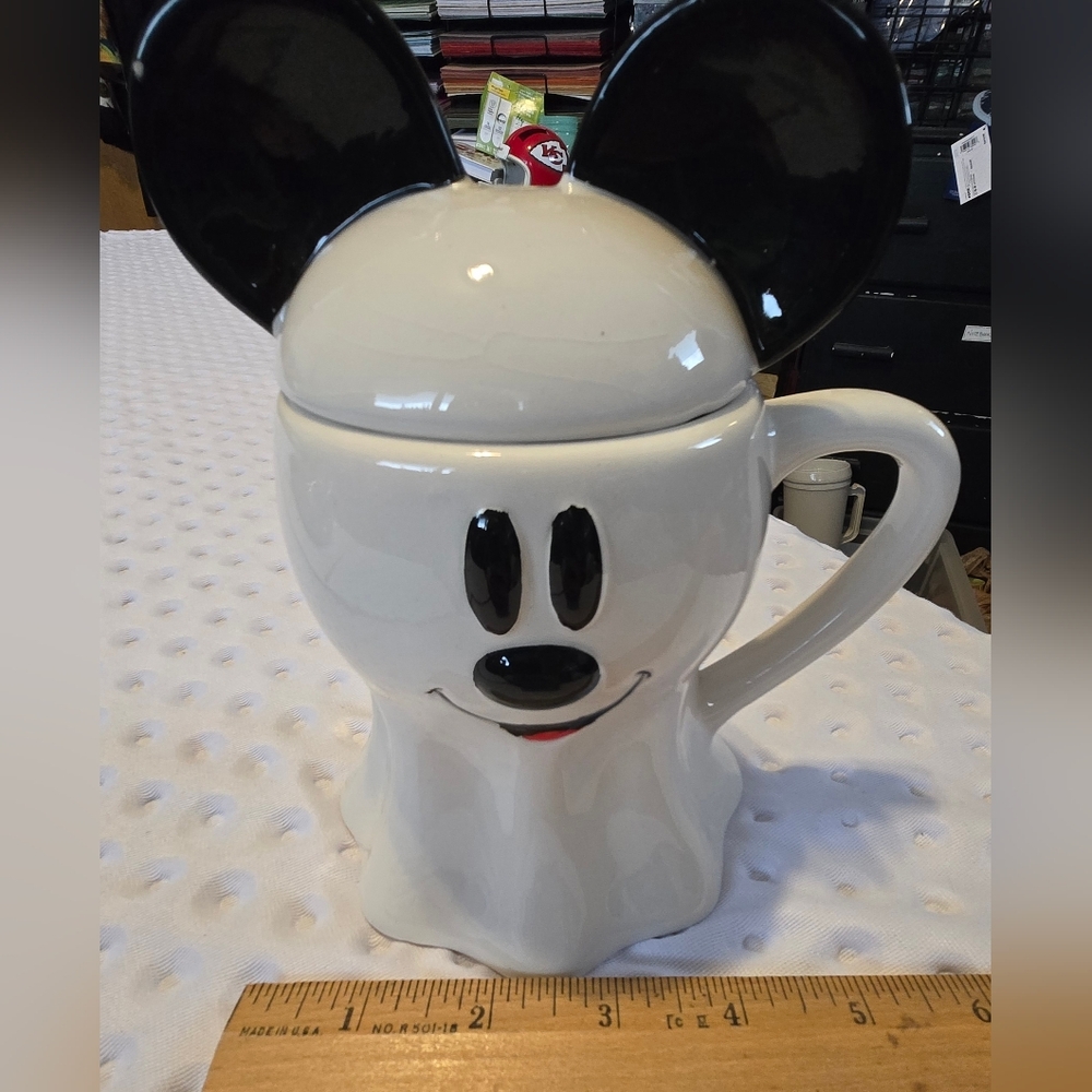 Disney Villains Mickey Mouse Ghost Mug With‎ Lid | Halloween 2022